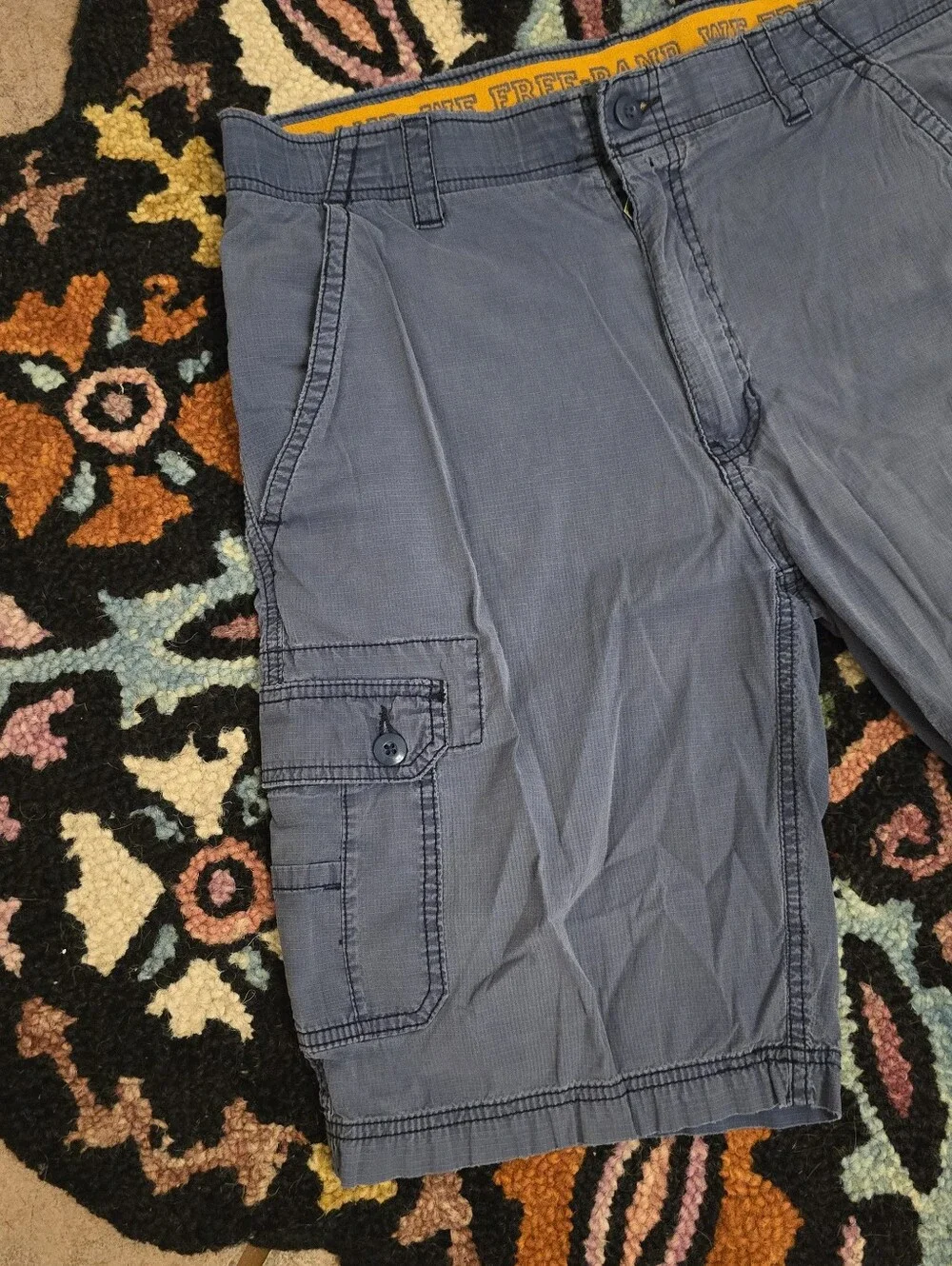 🔥🔥Wear First Men's Blue Cargo Shorts - Comfortable Everyday Wear🔥🔥 Size 34